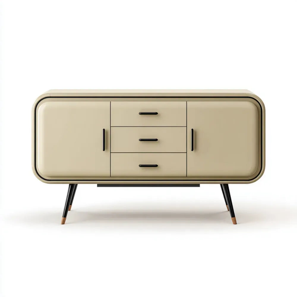 Modern Style Sideboard Wood 150x45x80 cm - Beige