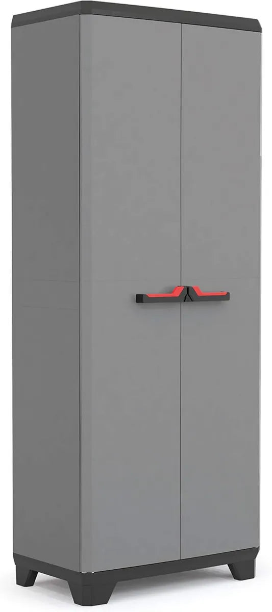 Armadio Stilo Keter Alto con Ripiani Regolabili, Colore Antracite, 68x39x173 cm