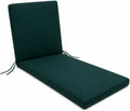 Cuscino Deluxe Righe Verde per Lettino 190x60 cm con Schienale Regolabile