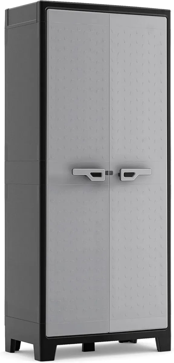 Armadio Alto per Interni ed Esterni con Ripiani Regolabili 80x44x182 cm