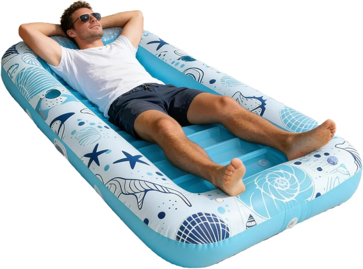 Gonfiabile da Piscina con Portabicchieri, Perfetto per Adulti e Famiglie in Vacanza