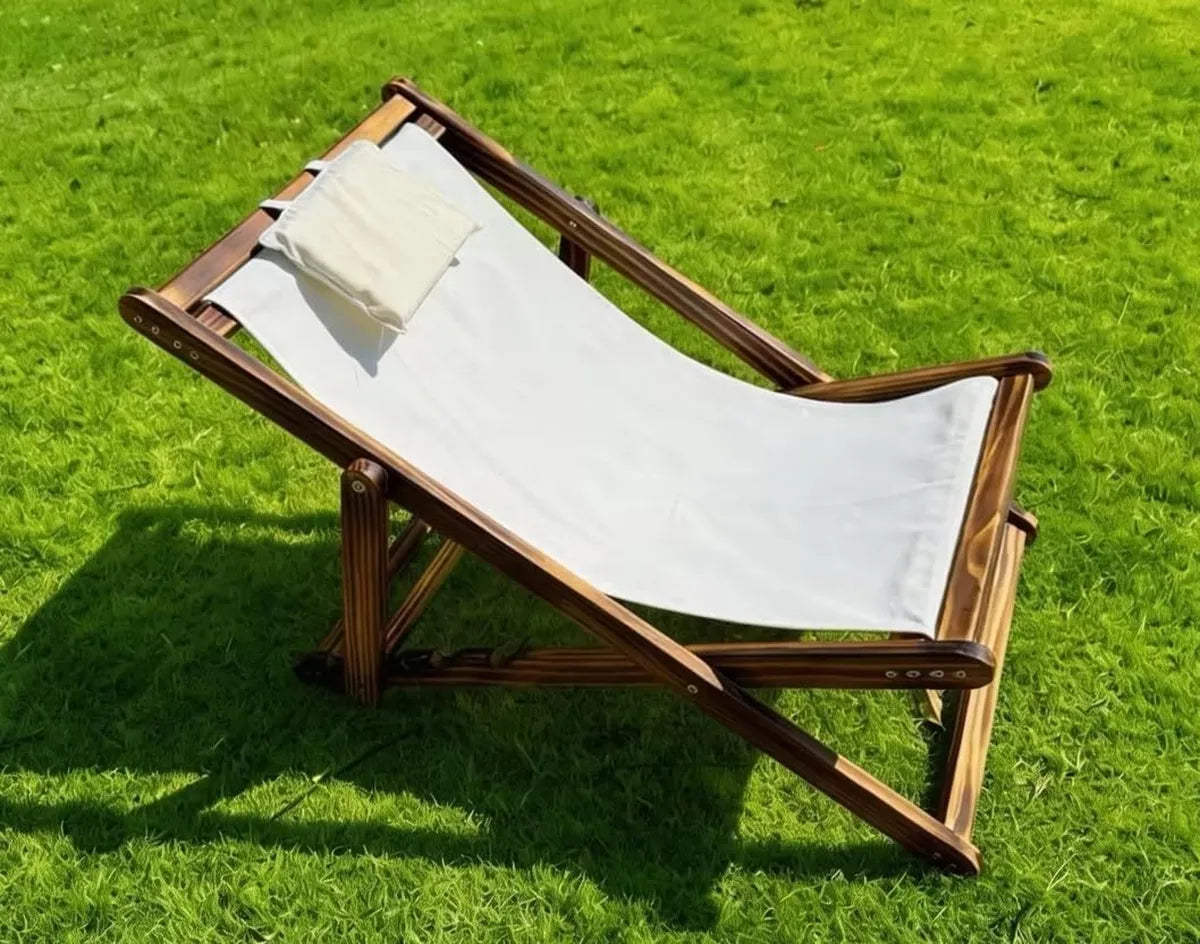 Sedie Sdraio in Legno Regolabili ed Extra Larghe per Giardino e Piscina