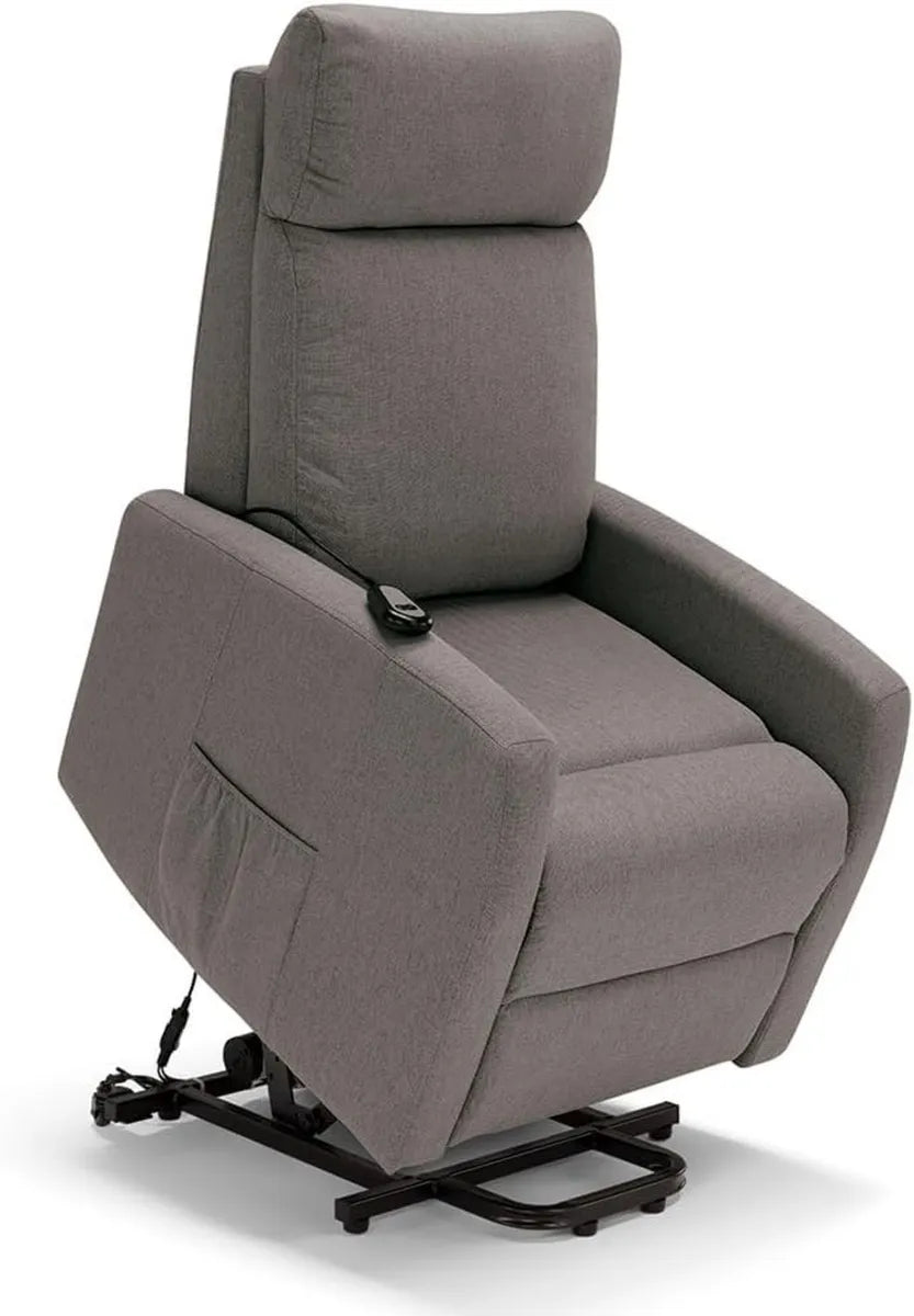 Poltrona Relax Elettrica per Anziani Seattle Plus con Motori e Tessuto Antimacchia