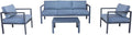 Set Salotto da Giardino in Alluminio 5 Posti - Milani Home Aulus