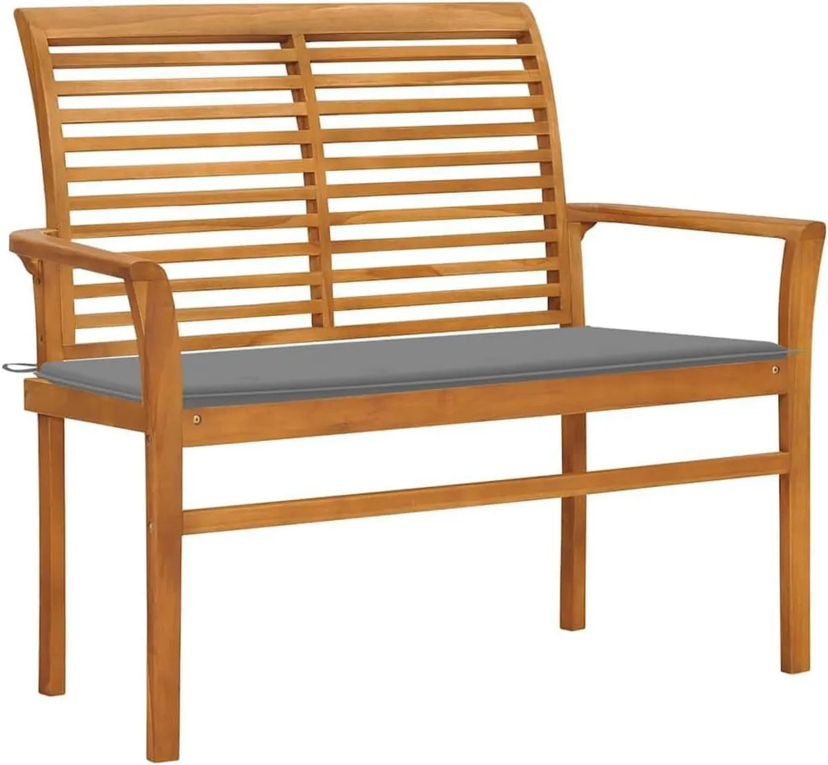 Divano angolare modulare per esterni in legno di pino, 183x61x62 cm, design a doghe, set per patio e terrazza, capacità 110 kg