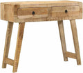 Consolle in Legno Massello di Mango 90x32x75 cm per Ingresso