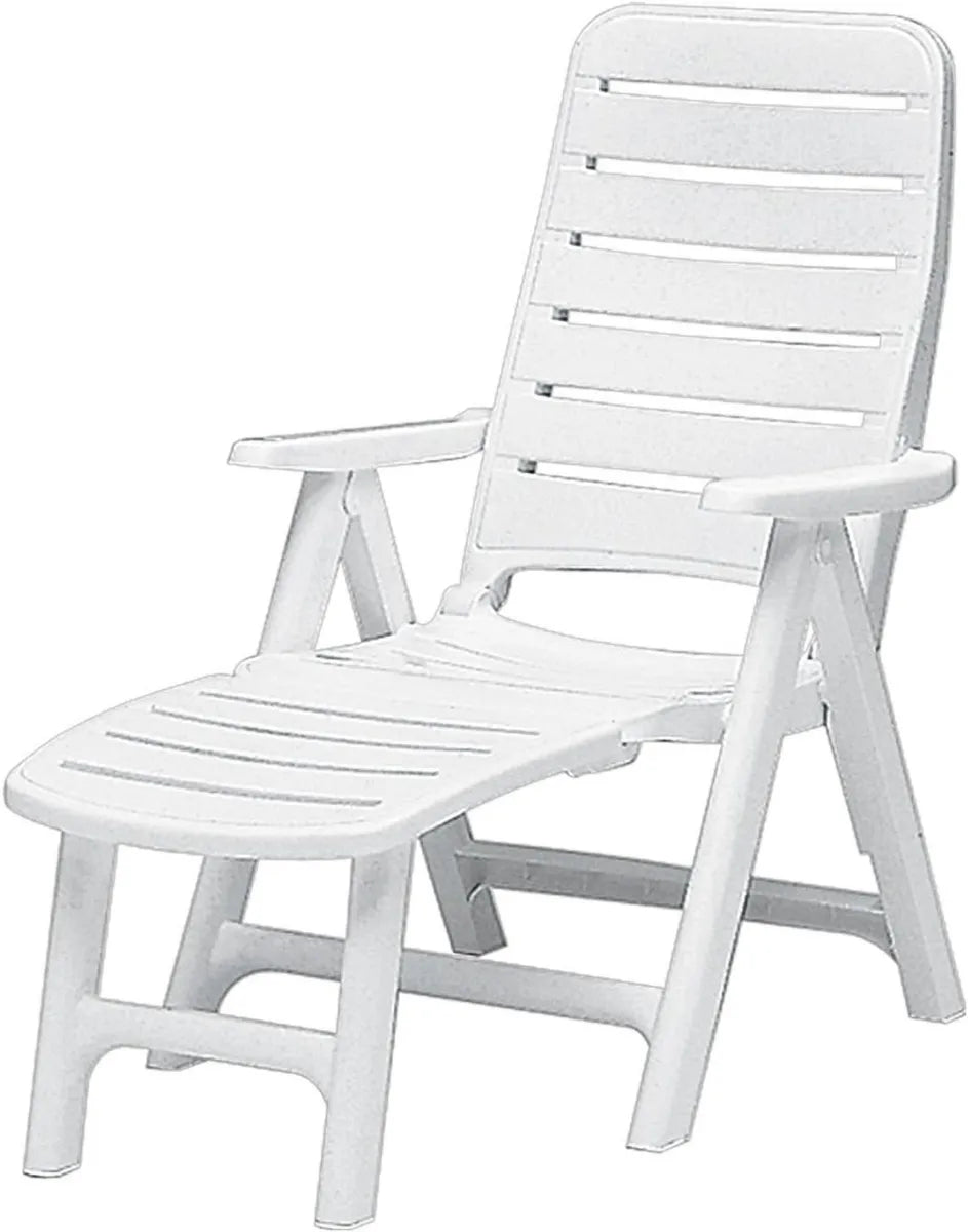 GRAZIOLI Lettino Relax Regolabile in Plastica Resistente