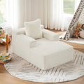 Divano Letto Moderno in Velluto a Coste, Comoda Poltrona Relax per Soggiorno, Ufficio e Appartamento, Beige