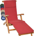 Cuscino Sdraio Esterno 175x45x5 cm LoftLux DC – Imbottito Giardino Sfoderabile – Rosso