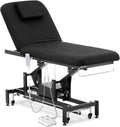 Lettino da Massaggio a 2 Motori, 200 kg, Nero - Physa Lyon Black_PH