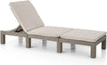 Lettino prendisole Daytona Deluxe Keter Allibert in rattan con cuscino, cappuccino