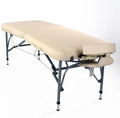 Lettino Pieghevole in Alluminio 11kg, 185x70cm, con Borsa Resistente (Beige)