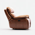 Fernsehsessel Kunstleder 90 x 80 x 100 cm Braun - Ergonomisches Design