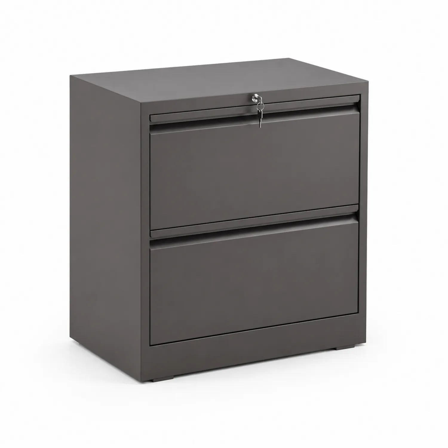 Cassettiera Archivio Metallo Grigio con 2 Cassetti